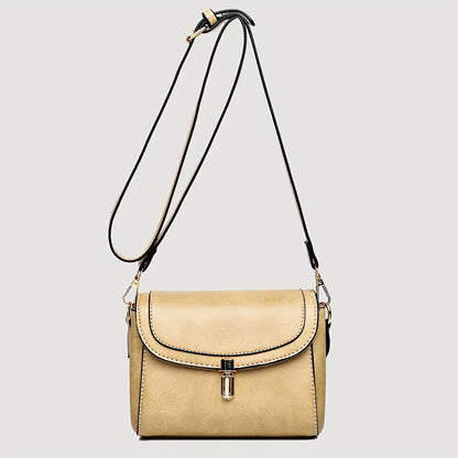 hoombox  Minimalist Trendy Square Shoulder Bag, Classic Textured Crossbody Bag, Women's Vintage Purse For Work