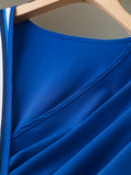 hoombox Plus Size Casual Dress, Women's Plus Colorblock Stripe Print Long Sleeve Surplice Neck Dress With Belt