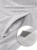 33,000ft Women's Pullover Jacket, Lightweight Long Sleeve Fleece Warm Polar Quarter Zip Top, Long-Sleeve Sweatshirt With Zipper Pockets
