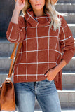 Hoombox  Turtleneck Plaid Sweater（5 colors）