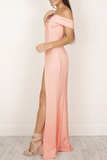 Elegant Backless High Opening Off the Shoulder Irregular Dresses(5 Colors)