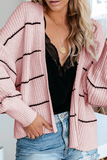 Hoombox Casual Solid Patchwork Cardigan Collar Tops(4 colors)