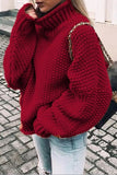 Hoombox Fashion Casual Solid Patchwork Turtleneck Sweaters(14 Colors)
