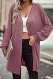 Hoombox Casual Solid Solid Color O Neck Cardigans(6 Colors)