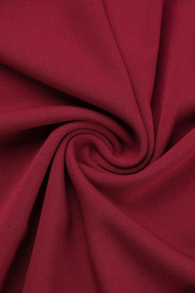 Hoombox Elegant Solid Slit Fold V Neck Evening Dress Dresses(4 Colors)