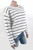 Hoombox  Loose grid Round Neck Sweater