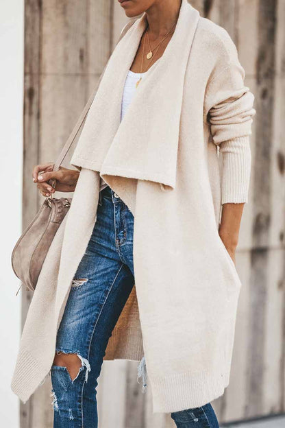 Hoombox  Pure Color Casual Loose Coat