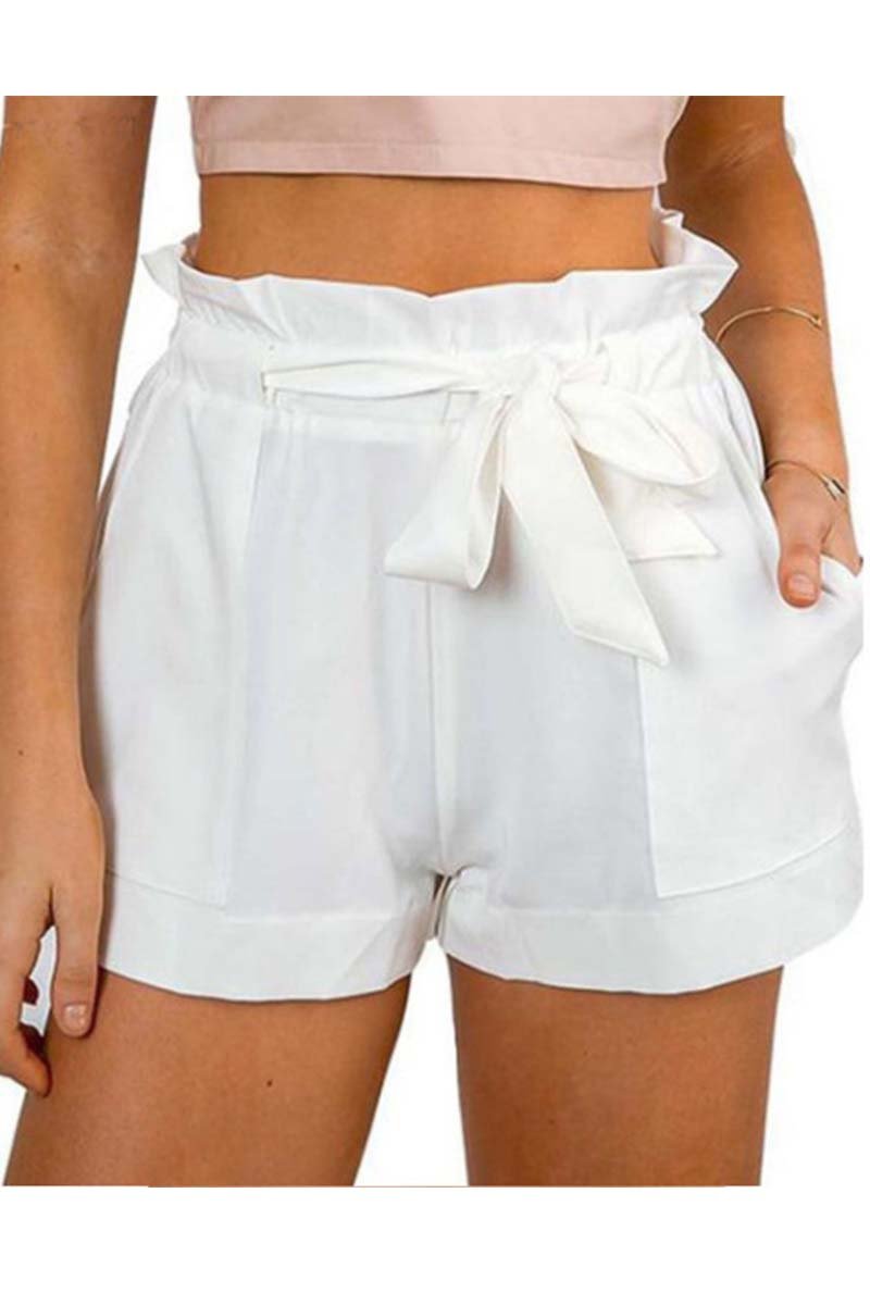 Hoombox  Casual Wide Leg Shorts With Ruffle(5 Colors)