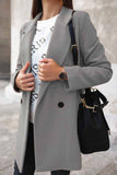 Hoombox  Solid Color Loose Suit Coat