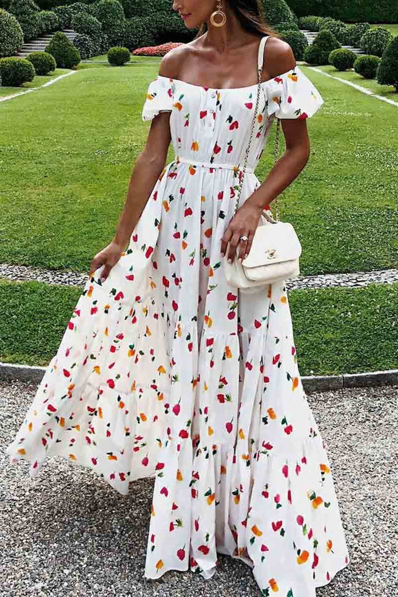 Sexy Off-Shoulder Tube Top Dress