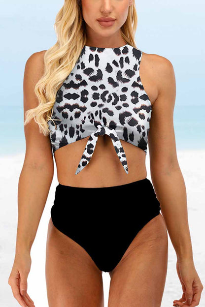 Hoombox Hoombox Two-Piece High Waist Sexy Leopard Swimsuit(3 colors)