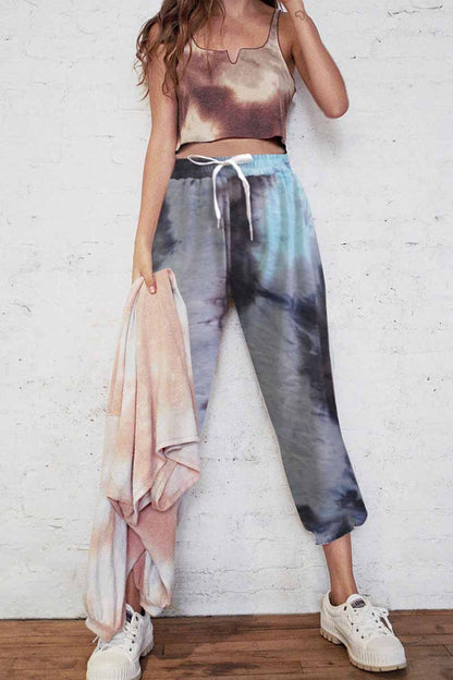 Hoombox  Cotton Tie-dye Casual Trousers