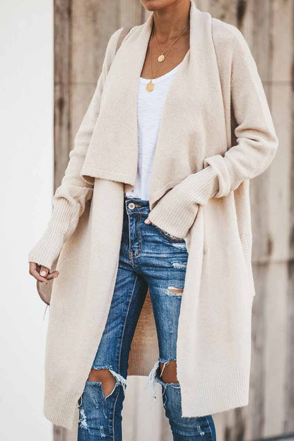 Hoombox  Pure Color Casual Loose Coat