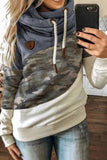 Hoombox  Hooded Loose Splicing Top（5 colors）