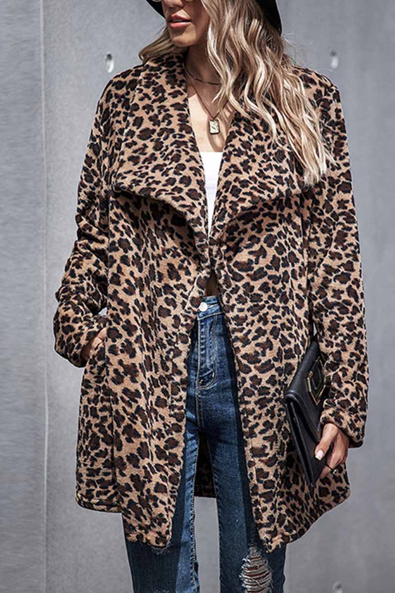 Hoombox  Sexy Leopard Long Coat
