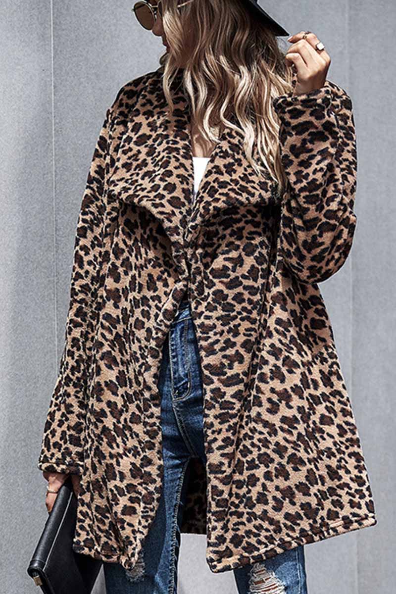 Hoombox  Sexy Leopard Long Coat