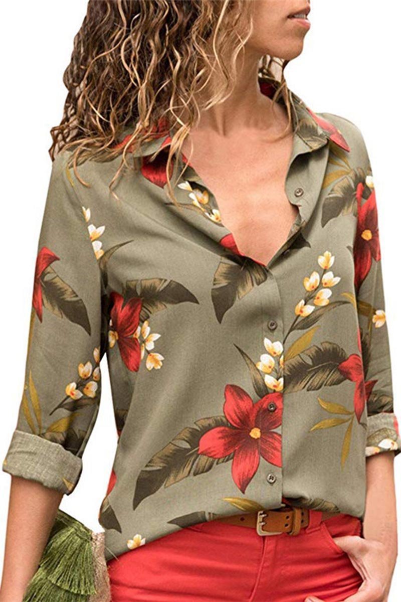 Hoombox  Casual Floral Shirt(4 Colors)