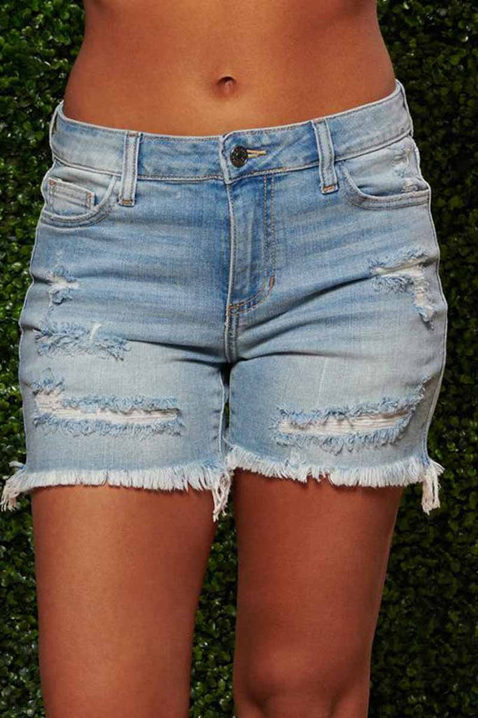 Hoombox  On-trend Ripped Sexy Denim Shorts(3 colors)