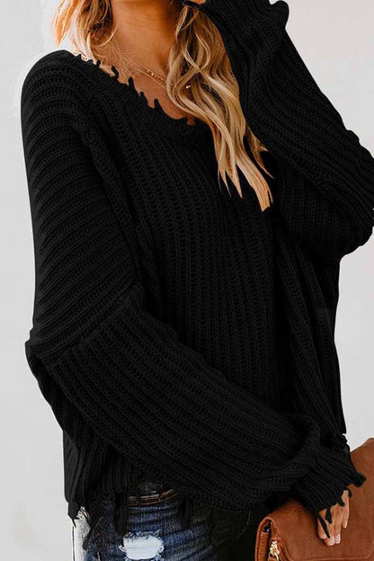 Hoombox  V Neck Winter Knit Sweater 3 Colors(4 colors)