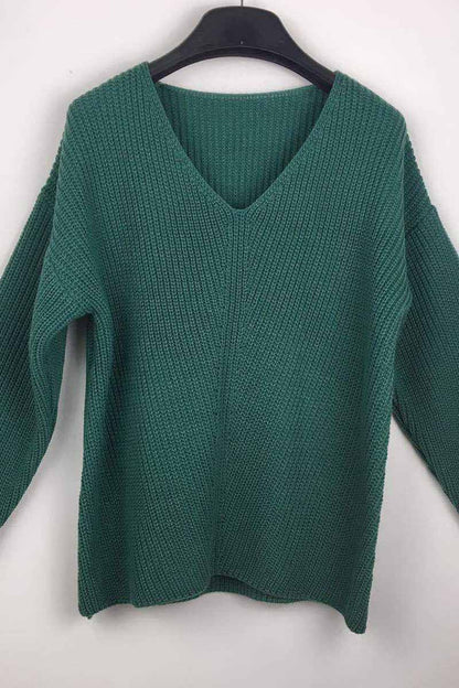 Hoombox  Sexy Fashion V-neck Knitted Sweater(5 Colors)